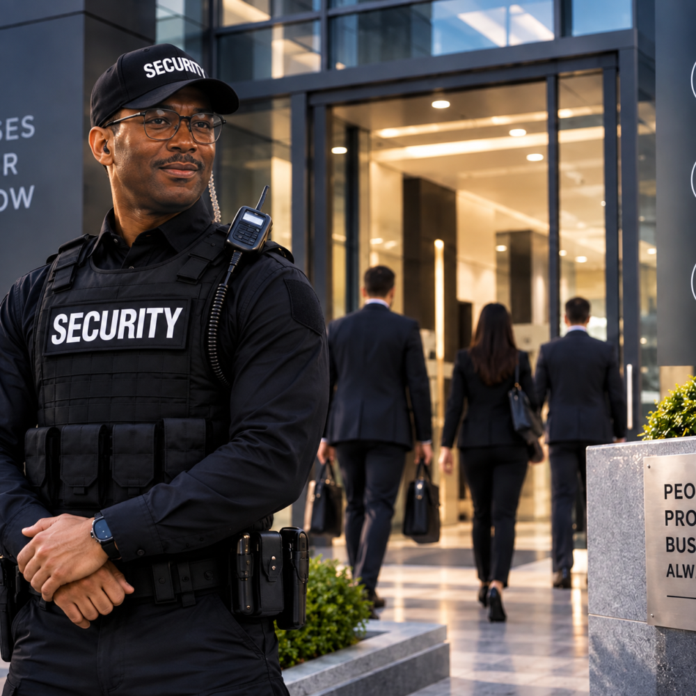 Corporate Entrance Security Guard